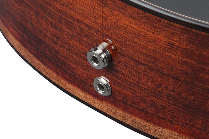 Dual Outputs (Magnetic pickup/Contact pickup/Microphone outputs)