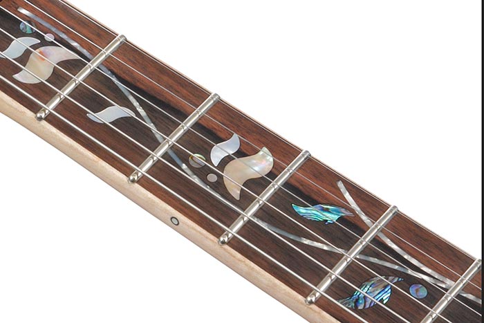 Macassar Ebony fretboard