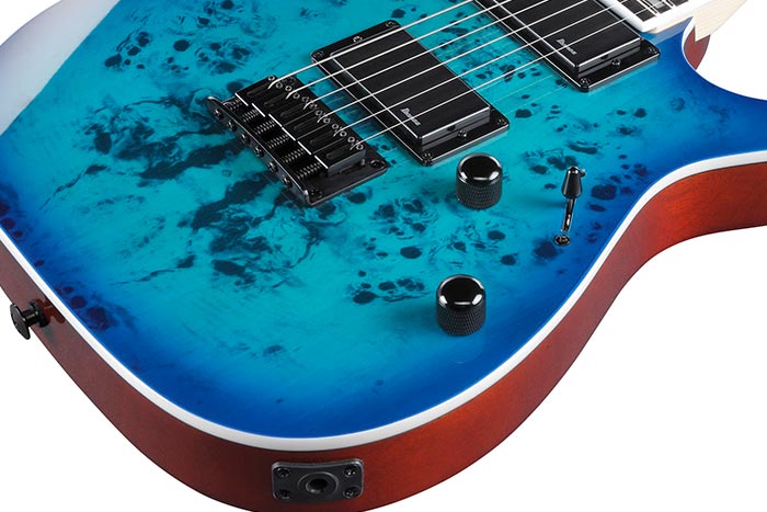 Poplar Burl Art Grain (Basswood) top / Okoume body