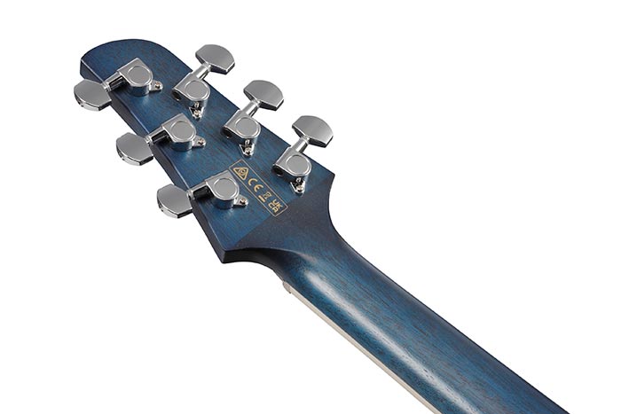 Back of the TCM50FM-ODB's headstock